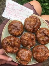 This week we're making Rhubarb muffins and something like Nutella, but healthy! It's warm and sort of sunny here in Stroud and rhubarb is in season: no better time to whip up something with this garden miracle. LOOSE has all the organic dry ingredients you need for these summer babies.  